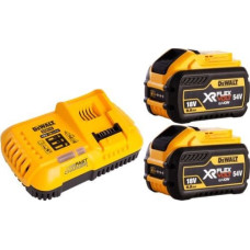 Dewalt zestaw Xr FlexVolt ładowarka DCB118 + 2 akumulatory DCB547 Xr FlexVolt 9.0Ah (DCB118X2-QW)