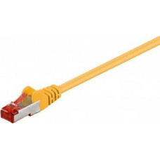 Goobay CAT 6 Kabel łączący, S/FTP (PiMF), Żółty - Długość kabla 50 m