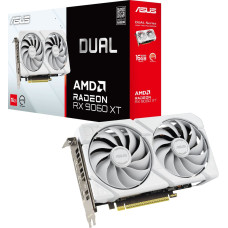 Asus Karta graficzna Asus Dual Radeon RX 9060 XT White 16GB GDDR6 (DUAL-RX9060XT-16G-WHITE)