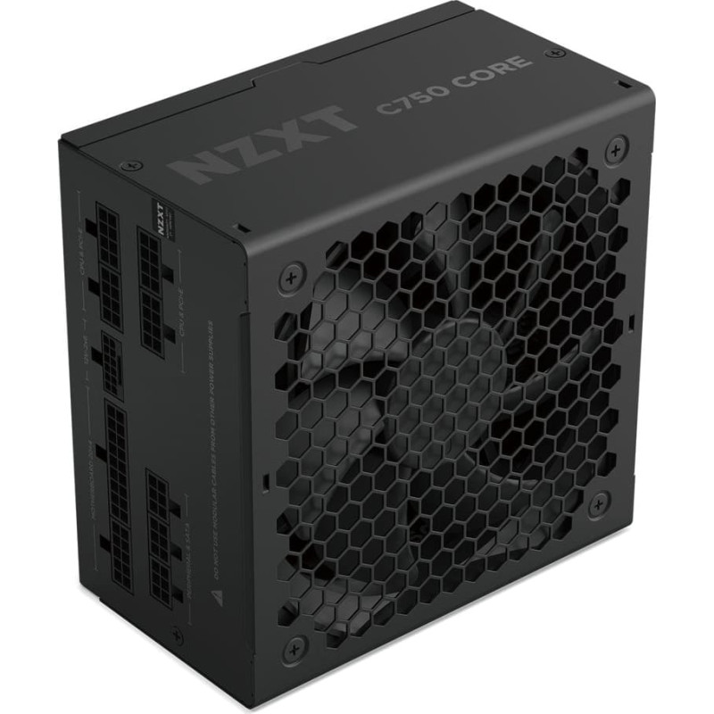 Nzxt C1000 GOLD CORE(schwarz, 1x 12-Pin High Power GPU, 3x PCIe, Kabel-Management, 1000 Watt)