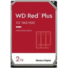 Western Digital HDD|WESTERN DIGITAL|Red Plus|2TB|SATA|64 MB|5400 rpm|3,5