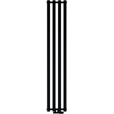 Alkotest GRŁ-G/AP-1500X512-C / AQUAFORM / ASAMI-PLUS / GRZEJNIK ŁAZIENKOWY PIONOWY 1500X512 CZARNY Z WIESZAKAMI 625W / PRZY.DOL. 50MM /