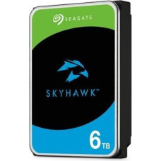 Seagate HDD|SEAGATE|SkyHawk|6TB|SATA|256 MB|5400 rpm|Discs/Heads 4/8|3,5