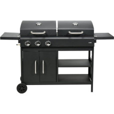 Lund 99649 Grill ogrodowy gazowo-węglowy 8.4 kW 38 cm x 47.5 cm