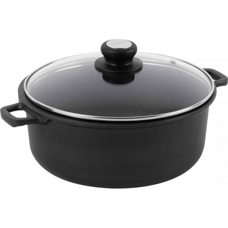 De Buyer De Buyer Choc Extreme Saucepot with Glass Lid 24cm induction
