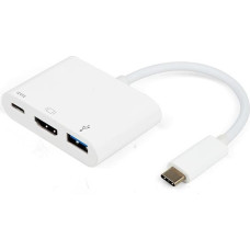 Vivanco adapter USB-C - HDMI 3in1, valge (34293)