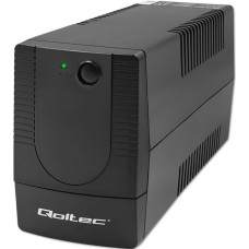 Qoltec 53772 uninterruptible power supply (UPS) Line-Interactive 0.65 kVA 360 W 1 AC outlet(s)