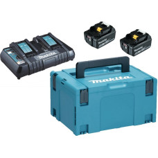 Makita Makita Zestaw Zasilający 18V (Bl1860Bx2+Dc18Rd)