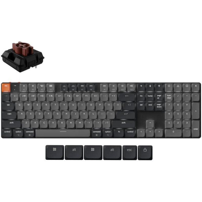 Keychron KEYBOARD WRL K5/BLACK K5X-A3 KEYCHRON
