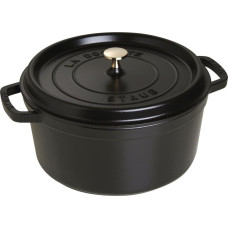 Staub Garnek STAUB żeliwny okrągły 6.7 ltr czarny uniwersalny