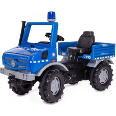 Rolly Toys Ciężarówka Samochód na pedały Unimog Merc-Benz Policja