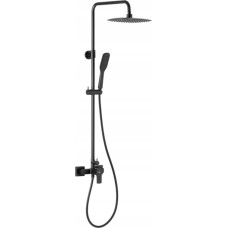 Noname 5536-910-81 / KFA / MOKAIT /  DESZCZOWNIA Z BATERIĄ NATRYSKOWĄ CZARNY /