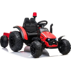 Lean Cars Traktor na akumulator z Przyczepą HZB-200 Czerwony