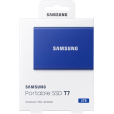 Samsung Portable SSD T7 2 TB Blue