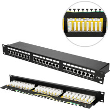 Extralink CAT6 STP V2 | Patchpanel | 24 porty