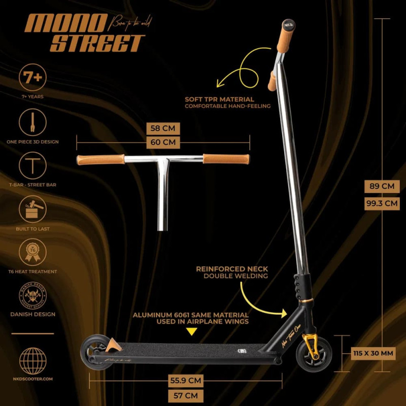 NKD Triku skrejritenis NKD Mono 909.3 cm Melns/ Brūns