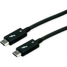 Roline Kabel ROLINE Thunderbolt™ 4, 40 Gbit/s, 100 W, C-C, M/M, aktywny, czarny, 2 m