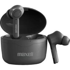 Maxell Bass 13 Sync Up Wireless Bluetooth In-Ear Headphones with Charging Case Black