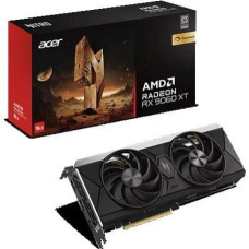 Acer Karta graficzna Acer Nitro Radeon RX 9060 XT 16 GB OC z procesorem AMD, 16 GB pamięci GDDR6, port HDMI: 1, złącze PCI Express 5.
