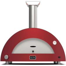 Alfa Forni Moderno 3 Pizze Hybrid Antik Rot