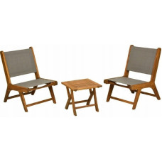 Modernhome Komplet mebli ogrodowych, krzesła i stolik