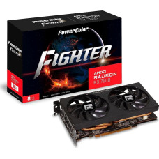 Power Color Karta graficzna Power Color Radeon RX 7600 Fighter 8GB GDDR6 (RX 7600 8G-F)