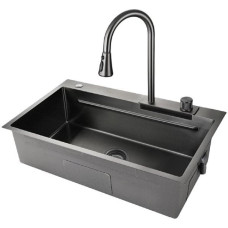Graniteq STAINLESS STEEL SINK+FAUCET MASTERJERO