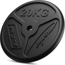 Marbo Sport Standarta dzelzs disks, plāns 20 kg ar ø31 mm urbumu MW-O20-slim - Marbo Sport