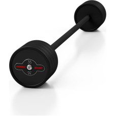 Marbo Sport Gumijots svara stienis ar fiksētu svaru 1 gab. 35 kg - Marbo Sport