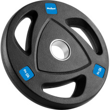 Rebel Active Čuguna olimpisko svaru komplekts ar gumijas pārklājumu 2x10kg, diametrs 51mm , REBEL ACTIVE