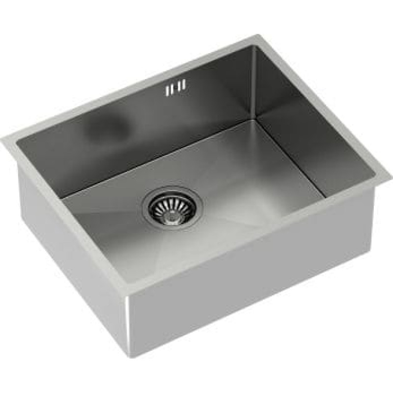 Quadron Zlewozmywak Quadron  Anthony SteelQ bez ociekacza 54 x 44 cm stalowy