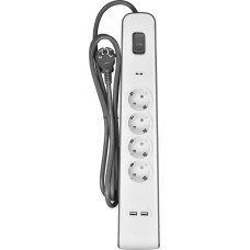 Belkin BSV401VF2M surge protector White 4 AC outlet(s) 2 m