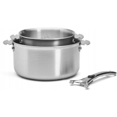 De Buyer ALCHIMY LOQY Zestaw 2 garnków z rączką stalową