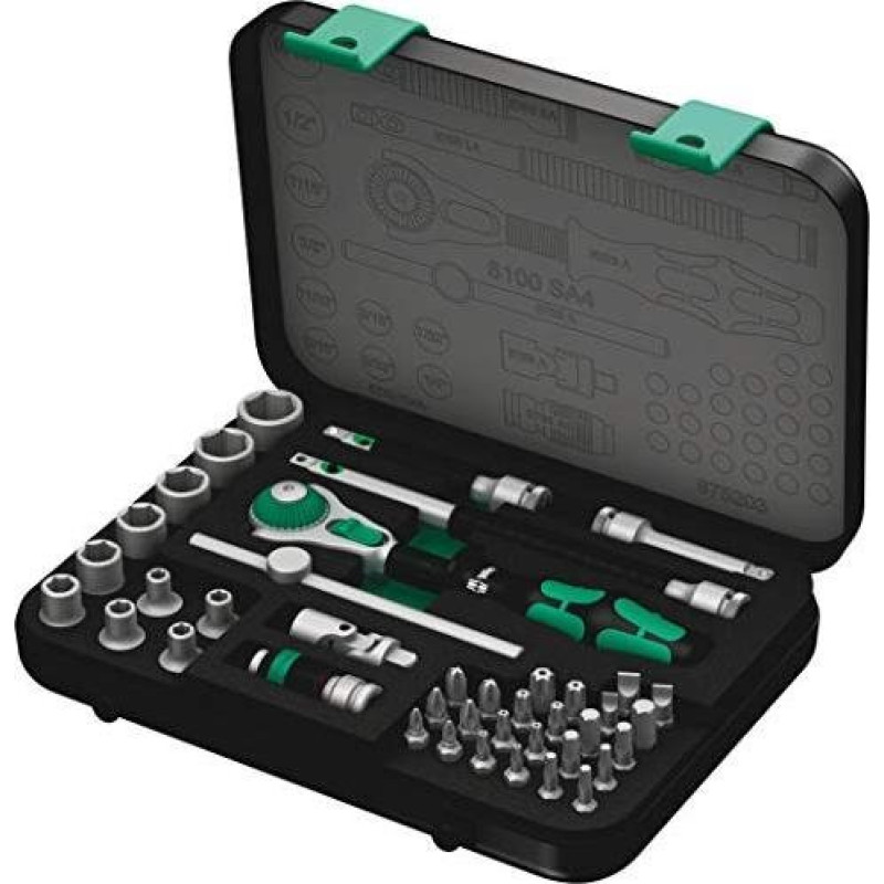 Wera Wera 8100 SA 4 Zyklop Speed ??ratchet set - 1/4 drive, imperial