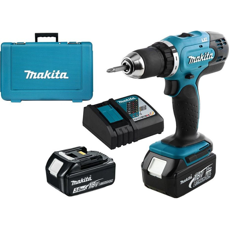 Makita Wiertarko-wkrętarka Makita DDF453RFE 18 V 2 x akumulator 3 Ah