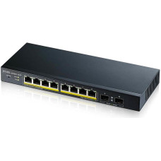 Zyxel GS1900-10HP Managed L2 Gigabit Ethernet (10/100/1000) Power over Ethernet (PoE) Black