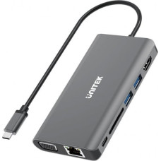 Unitek Hub USB-C 3.1 8w1 z Power Delivery 100W