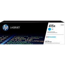 HP 415X High Yield Cyan LaserJet Toner Cartridge 6000 pages W2031X