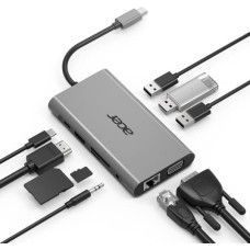 Acer HP.DSCAB.002 laptop dock/port replicator USB 3.2 Gen 1 (3.1 Gen 1) Type-C Silver