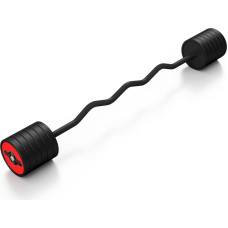 Marbo Sport Liektais stienis ar fiksēto svaru 1 gab. Barbell 55 kg - Marbo Sport