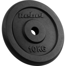 Rebel Active Čuguna atsvaru komplekts 2x10kg, 31mm caurums, klasiskā plāksne, REBEL ACTIVE