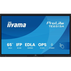 Iiyama IIYAMA TE6515A-B1AG 65inch Stylish IFP iiWare21E 3840x2160 UHD IPS Android 14 16/128GB 2xHDMI DP 2xUSB-C VESA 600x400