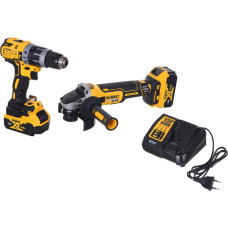 Dewalt COMBO set 18V DCD796, DCG405 + 2x5,0Ah DCK208