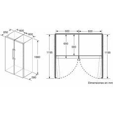 Bosch Lodówka Bosch Series 4 346 L wysokość 186 cm biały - lodówka KSV36FWDP (4242005388295)