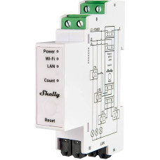 Shelly 2-phase Energy Meter Shelly PRO 3EM 120A Wi-Fi