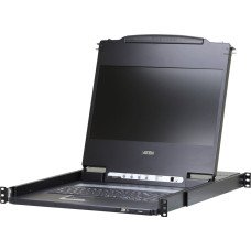 Aten CL6700MW-ATA-2XK06DNG przełącznik KVM Możliwości montowania w stelażu Czarny