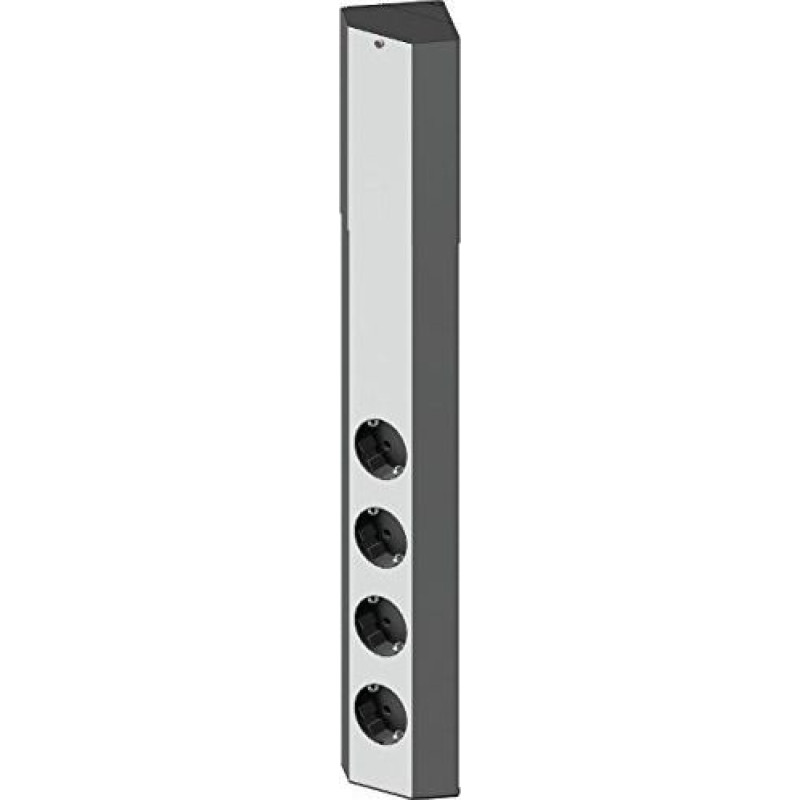 Bachmann Listwa zasilająca Bachmann Bachmann ALU wall / corner 4x Schuko 2m - 923006
