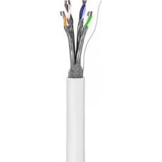 Goobay CAT 6 kabel sieciowy, S/FTP (PiMF), biały - Długość kabla 100 m