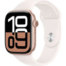 Apple Watch Series 10 GPS + Cellular 46mm Rose Gold Alu case, Light Blush Sport Band M/L EU MWY73