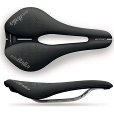 Selle Italia Siodło SELLE ITALIA NOVUS EVO BOOST SUPERFLOW L (id match - L3) TI 316 tube 7, fibra-tek, czarne (NEW)